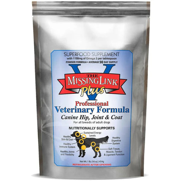 Missing Link Plus Professional Veterinary Formula Canine Hip, Joint & Coat Supplement