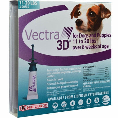 Vectra 3D Dog - 3 Pack
