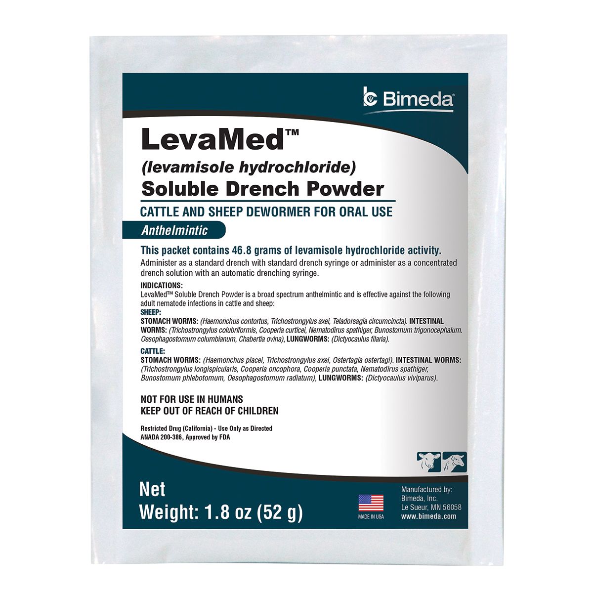 Levamed Levamisole Soluble Drench Powder