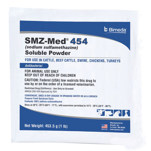 SMZ-Med 454 Soluble Powder - Prescription Required