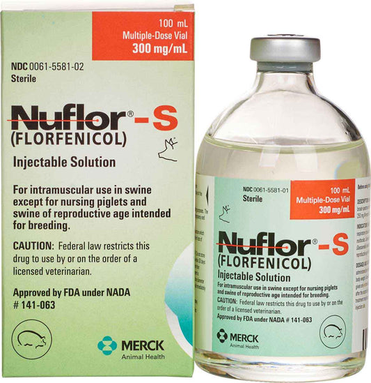 Nuflor S 100mL RX Required