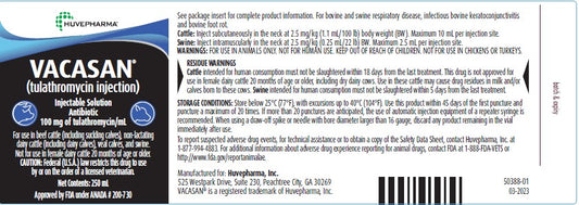 Vacasan (Tulathromycin) - Prescription Required