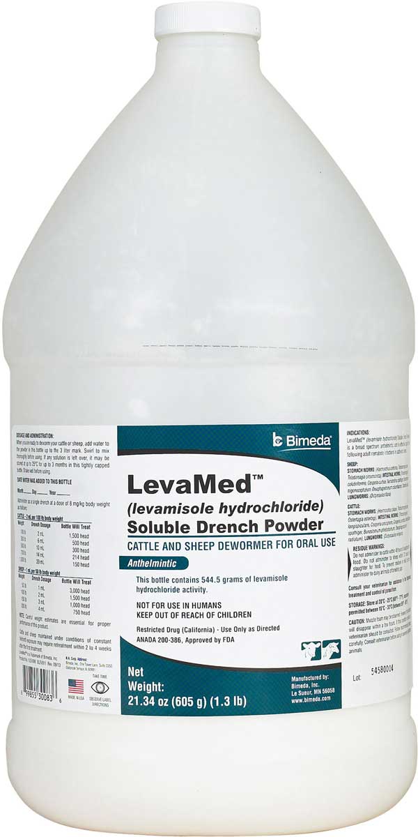 Levamed Levamisole Soluble Drench Powder