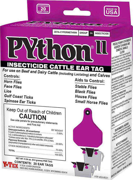 Python Insecticide Tags