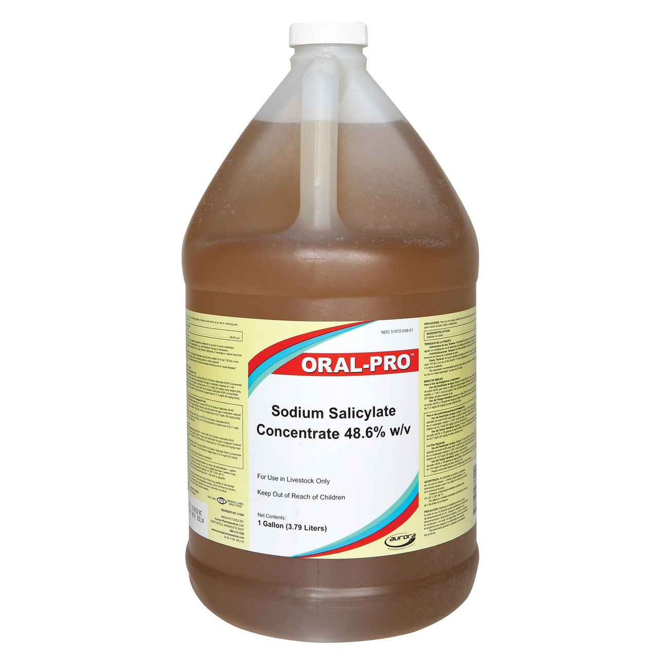 Oral Pro (Sodium Salicylate Concentrate 48.6% w/v) Gallon
