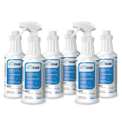 Rescue Disinfectant Ready to Use Liquid - 32oz 6 Pack