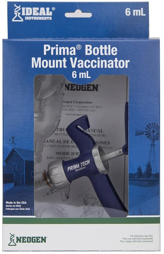 Prima Bottle Mount Vaccinator (BMV) Adjustable Syringe