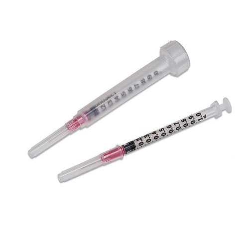 Monoject Tuberculin Syringes with Needles 1 cc 25 ga x 5/8" 100 ct