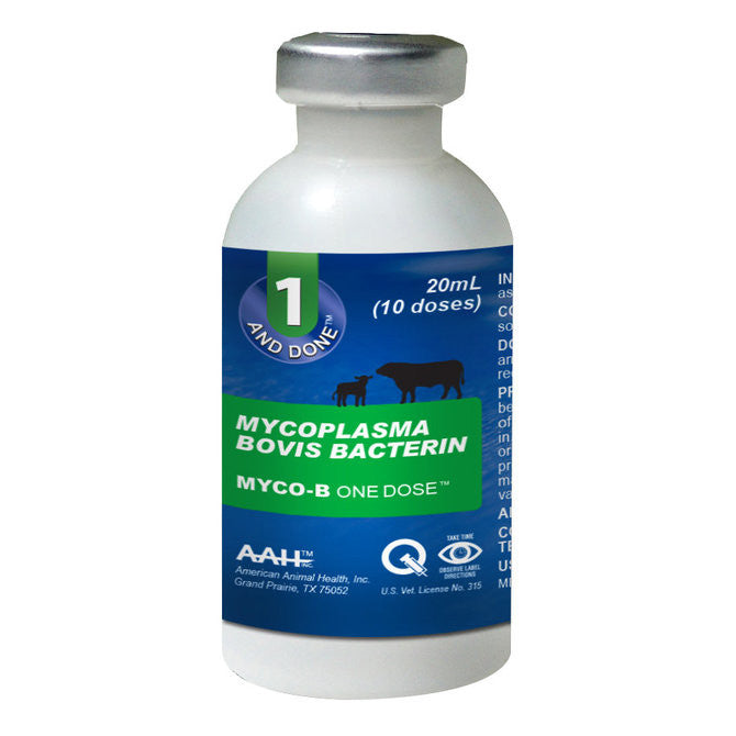 Myco B One Dose Mycoplasma Bovis Bacterin