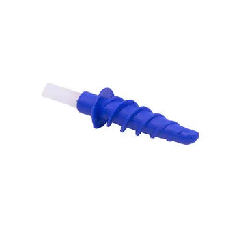 Blue Spiral Tip Catheter