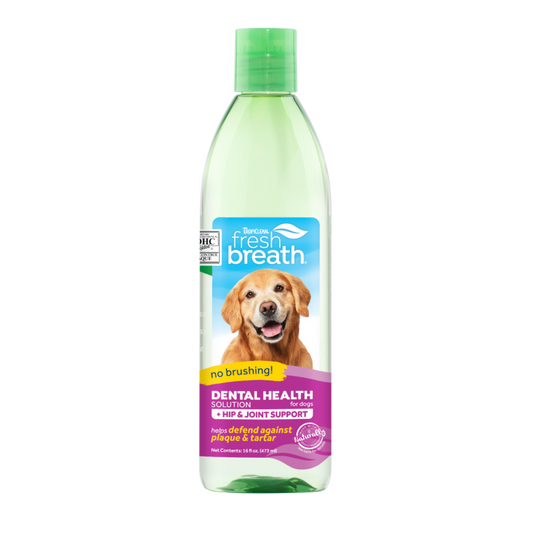 TropiClean Fresh Breath with Hip & Joint Support 16oz.