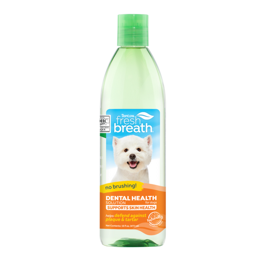 TropiClean Fresh Breath with Skin Health Support 16oz.