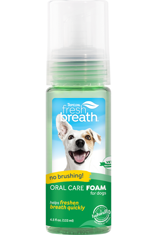 TropiClean Fresh Breath Foam 4.5oz