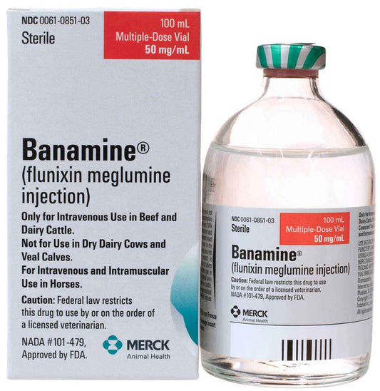 Banamine (flunixin meglumine) - Prescription Required