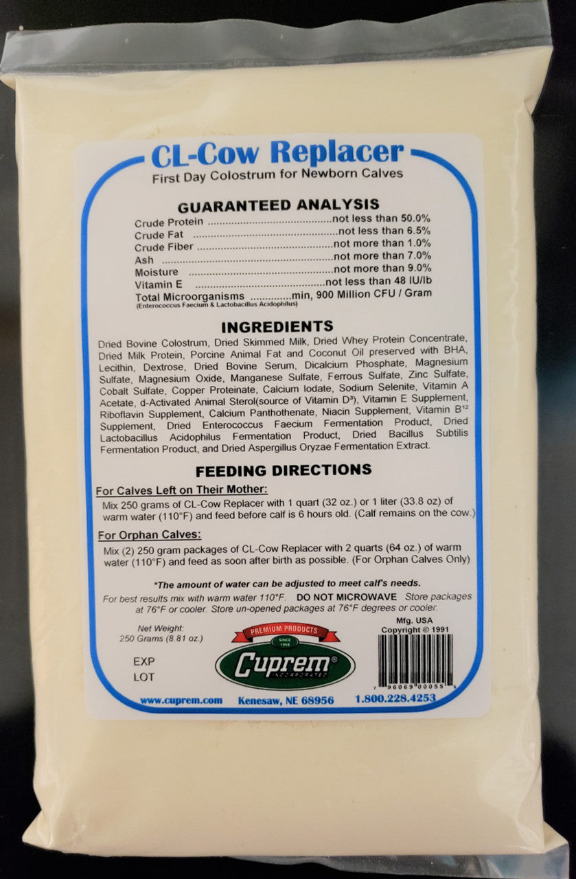 CL Cow Replacer - 250 Gram