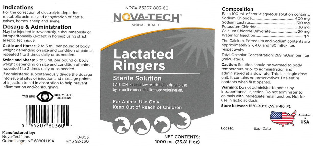Lactated Ringers 1,000mL - Prescription Requried