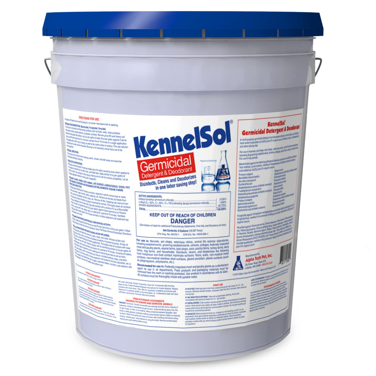 Kennelsol Germicidal Detergent and Deodorant - 5 Gallon