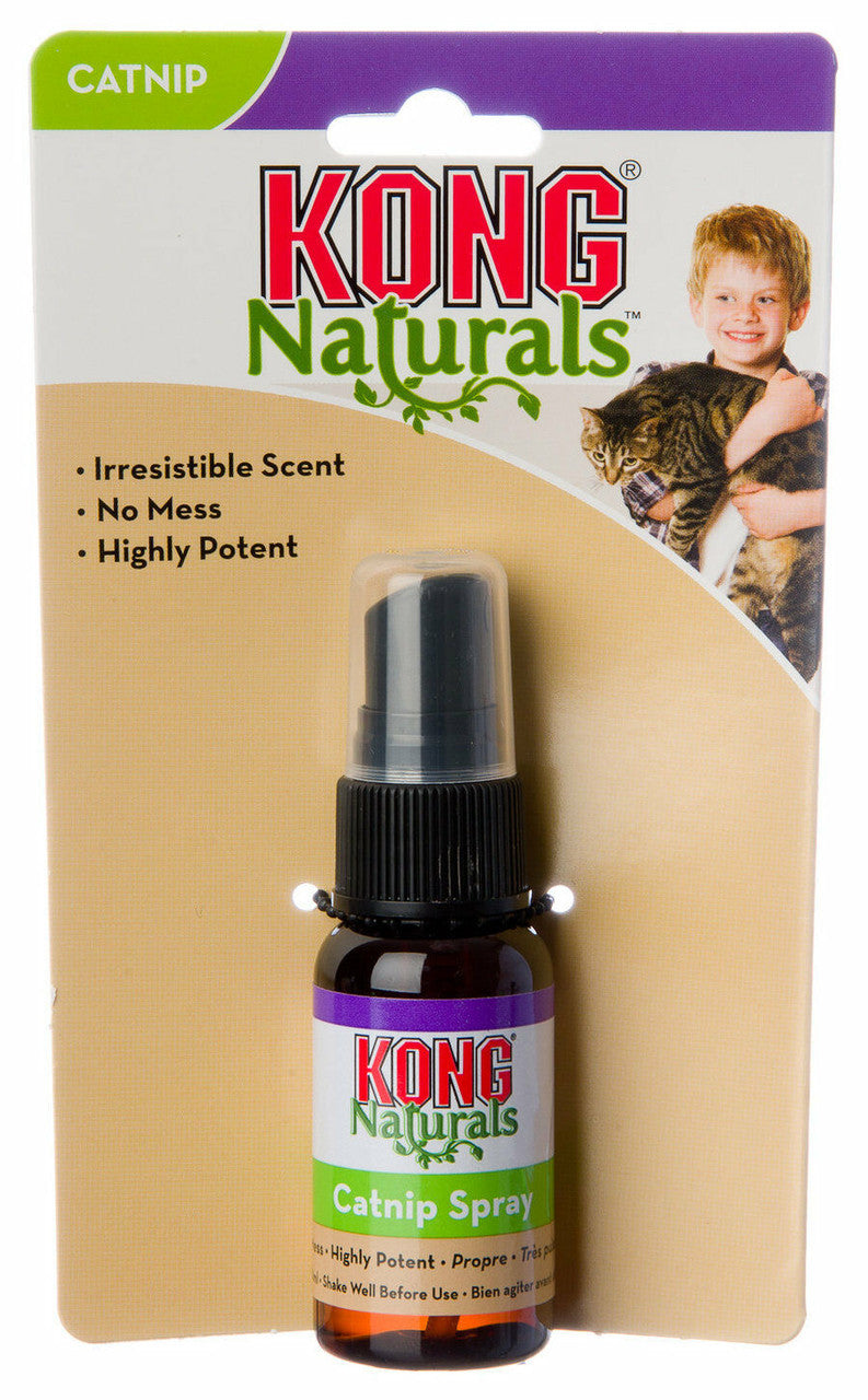 Kong Naturals Catnip Spray 1oz. – JRG Livestock & Pet Supply