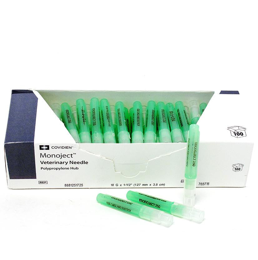 Monoject Disposable Needles - Poly Hub - All Sizes