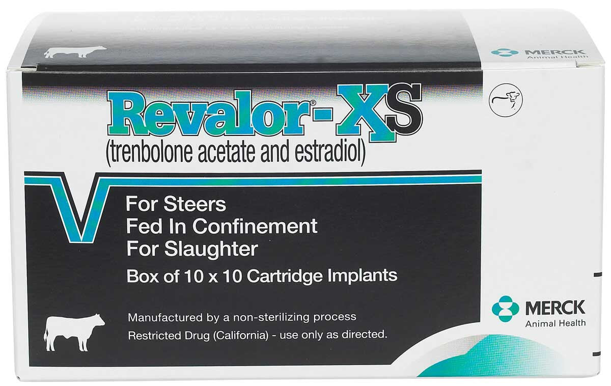 Revalor XS Implant for Steers (10 dose clip)