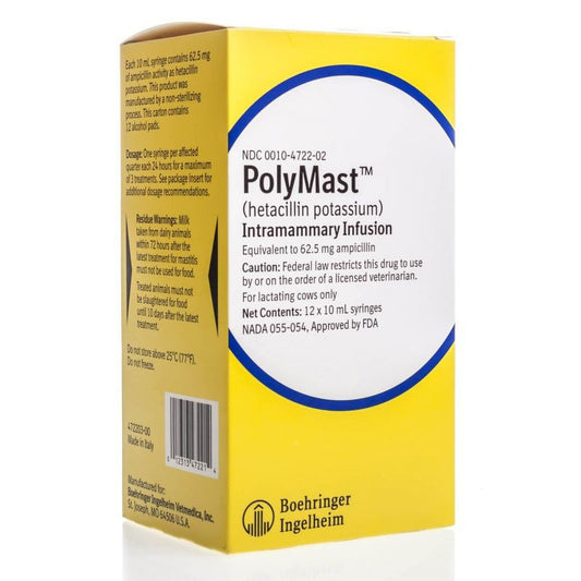PolyMast Intramammary Infusion 12ct. - Prescription Required