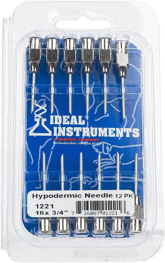 Ideal Stainless Steel Needles - 12 Pack