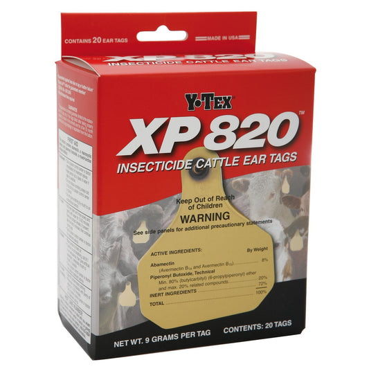 Y-Tex XP-820 Insecticide Tags - 20ct